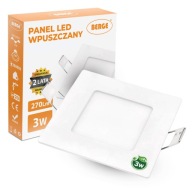 LED panel SQUARE RECESSED 3W 3-farebné stropné svietidlo