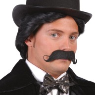 HRUBÉ, ELEGANTNÉ, KUČENÉ ČIERNE fúzy