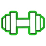 Vykrajovač na sušienky Gym Dumbbell 1