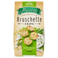PD Bruschetta Chips kyslá smotana & cibuľa 70g smotana cibuľová