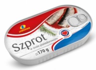ŠPROTY LEVIATSKE V RAJČINOVEJ Omáčke 170G