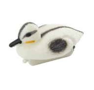MALÁ BIELA ​​KAČIČKA - 12 cm záhradná figúrka
