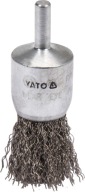 PREDNÁ KEFA S DRÔTKOM 25mm YATO INOX