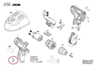Bosch GSR 10,8-2-LI Skrutka telesa 1 ks ORIGINÁL