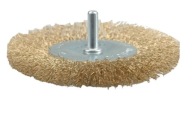 Kotúčová kefa s rebrovanou stopkou 75 mm