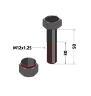 Tvrdená skrutka M12x50 triedy 10,9 do mulčovača Bruni