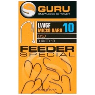 Micro Barb Háčiky s Eye Guru LWG Micro Barb Feeder Špeciálna veľkosť 16
