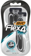 BIC FLEX holiaci strojček 4 čepieľky 3 ks