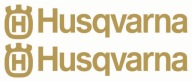 Nálepky HUSQVARNA 25cm 2ks ZLAT