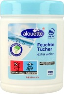 ALOUETTE Vlhčené obrúsky Malá veľkosť Aloe 150 ks.
