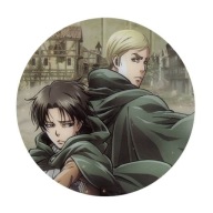 Shingeki no Kyojin Levi a Erwin Anime pin