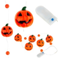 LED REŤAZ HALLOWEEN GARLAND SVIETIACA TEKVICA 5 KS
