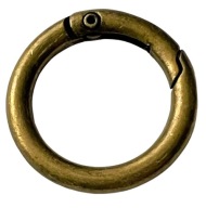 SHAKEL otváracie krúžky na kabelky 20mm Antique