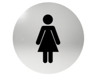 LEPENÉ OZNAČENIE NA DVERE DÁMSKEHO WC