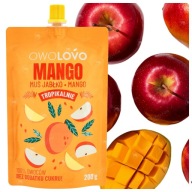 OWOLOVO TROPICALNIE ovocné pyré bez cukru JABLKO MANGO 200g