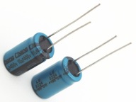 KONDENZÁTOR 10uF / 400V 10x16mm 105*C NÍZKY ESR 10000h - 2 ks.