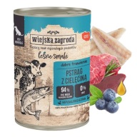 COUNTRY FARM Lesné príchute Mokré krmivo pre psov Pstruh Teľacie mäso 400g