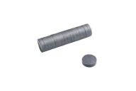 Cylindrický feritový magnet MW 20x5 F30, sada 10 kusov