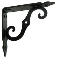 Konzola Ornamentálna podpera ČIERNA 100x90mm M.2