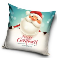 Obliečka na vankúš 40x40 s vianočným vzorom Santa Claus xmas
