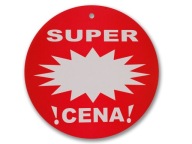 okrúhly ŠTÍTOK SUPER CENA KRUH FI 24CM