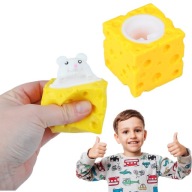 GNIOTEK ANTISTRESOVÝ SYR S SQUISHY MYŠOU MOCHI SENSORY MOUSE