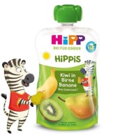 HiPP HiPPiS BIO Kiwi Hrušky a banánová pena