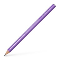 Trojuholníková ceruzka Sparkle Jumbo Faber-Castell B fialová
