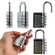 KOMBINOVANÝ VISIACI ZÁMOK 41MM ALU KUFOR DO TELOČŇOVNE VARIABILNÝ KOMBINOVANÝ KÓD 4 ČÍSLICE