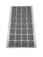 TVRDÉ PLSTENÉ PODLOŽKY PRE SIVÝ NÁBYTOK 25X25 POWER