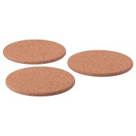IKEA HEAT podložky, korkové podložky pod hrnce, 3 ks