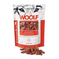 WOOLF MÄKKÉ LOSOSOVÉ CHUNKIES PRE PSY POCHÁDZKY KOCKY LOSOSA KÚSKY 100G