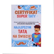 DIPLOMOVÝ CERTIFIKÁT SUPER DADDY – DARČEK KU DŇU OTCOV (VEĽKÝ A4) – LearnHow