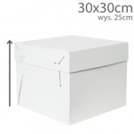 CAKE BOX HIGH CAKE 30x30x25cm 1 ks