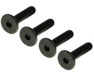 10x skrutka M6x16 mm s nábytkovou skrutkou s vnútorným šesťhranom metrická skrutka
