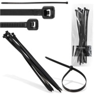 10x sťahovacie pásky Káblové pásky Zipsy 8,8 x 400 mm Silné UV sťahovacie pásky