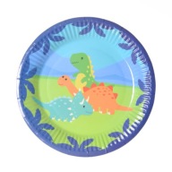 Dinosaury papierové taniere 23 cm 6 ks
