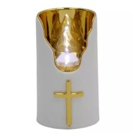 Subito LED vložka do sviečok pre Cemetery White and Gold Batérie 483 H125 WP54
