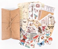 NÁLEPKY PRE PLÁNOVAČ DENNÍKOV SCRAPBOOKING VINTAGE NOTEBOOK ŠKOLSKÉ DEKORATÍVNE