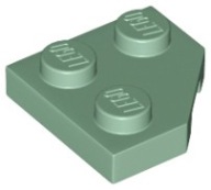 3x LEGO 26601 Klin, tanier 2 x 2 Zrezaný roh