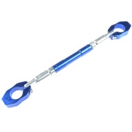 Modrá hliníková vzpera riadidiel pre 22mm riadidlá Racing Force