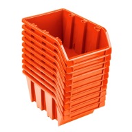 Úložný kontajner 10x Organizér NP4 ORANŽOVÝ