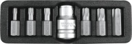 YT-0416 TORX BEZPEČNOSTNÉ SKRUTKOVACIE HROTY, T25-T55, 7 KS YATO