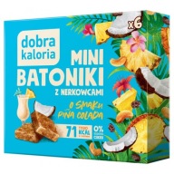 Dobra Caloria Mini kešu tyčinky s príchuťou Pina Colada 102g Bez cukru
