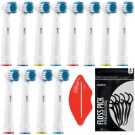 12x PRECIZNÁ ČISTÁ KEFKOVÁ HLAVA ORAL-B + PRÍSLUŠENSTVO