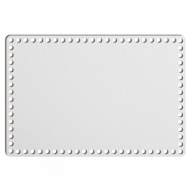 biely základný košík dno 25x37cm HDF obdĺžnik