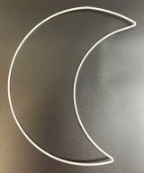 Kovový Prsteň pre lapače snov MOON, 25 cm, základňa makramé
