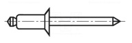 POP FI OCELOVÝ NIT 6,40 x 13,00 mm pre AIRLINE