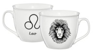 Porcelánový hrnček AMBITION, znamenia ZODIAC, LEV, 550ML