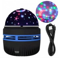 NOČNÁ LAMPA STARS PROJEKTOR OTOČNÁ LED LAMPA 360 PRE USB